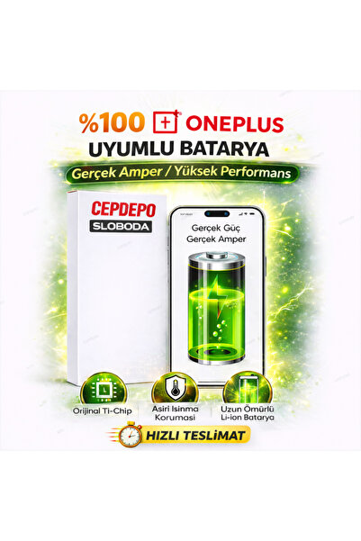 SLOBODA ONE PLUS 9 PRO batarya gerçek mah BLP827 pil cep-