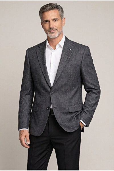 AtlasGiyim Men's Classic Cut Blazer Jacket 6 Drop (2026)