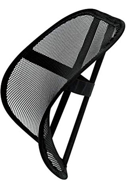 Twin Store Orthopedic Anti-Sweat Mesh Waist Support Back Cushion Black
