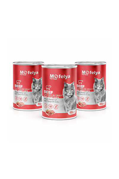 MOFELYA Movelia Bundle of Adult Cats 3 Pcs Beef in Jelly 1200g