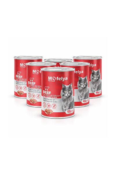 MOFELYA Movelia Bundle of Adult Cats 6 Pcs Beef in Jelly 2400g