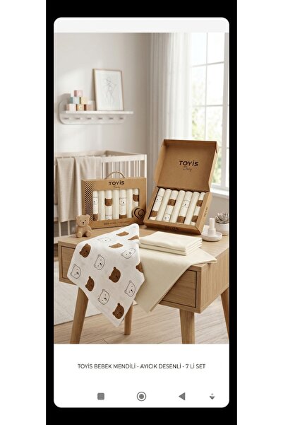 toyis baby Bebek ağız mendili 7li