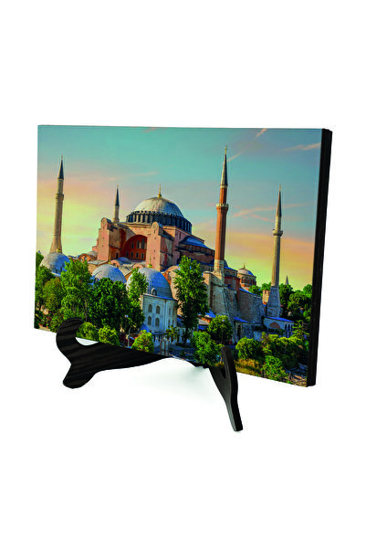 Sadrazam Επιτραπέζια βάση MDF με σχέδιο Αγίας Σοφίας 10x15 5G-AC1