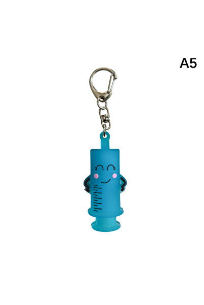 Choice17 A5 1pc Syringe-Shaped Ampoule Bottle Opener Keychain Cutter Aid Medi...