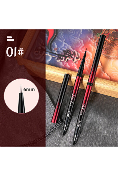 Choice14 P-H0620-01 مجموعة فرش جديدة لتصميم الأظافر 1/13 قطعة بمقبض معدني أسو...