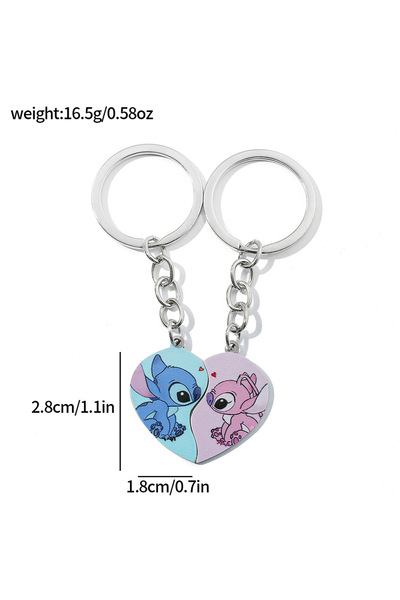 Choice KC2375 Europe and America cross-border cartoon Stitch & Angel heart co...