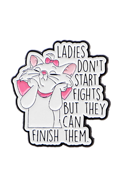 Choice13 12 Cute Cat Enamel Pin Cartoon Villain Brooch For Coat Women's Brooc...