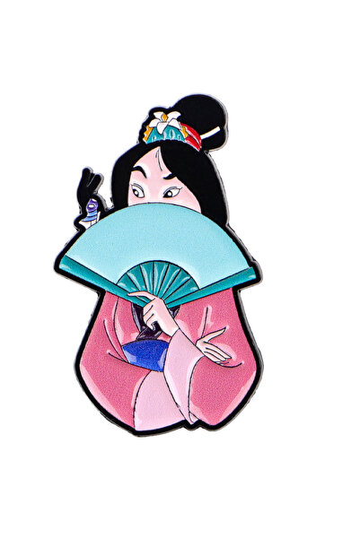 Choice6 9 Red Dragon Enamel Pin Cartoon Girl Brooch For Coat Women's Brooches...