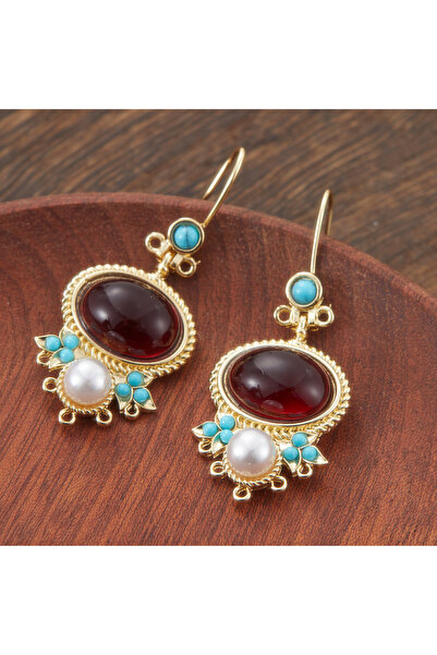 Choice WF7136-1 Vintage Elegant Exquisite Pendant Earrings Classical Style Co...