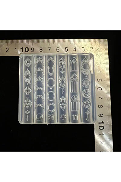 Choice onesize 3D Silicone Nail Art Decoration European Retro Pattern Collect...