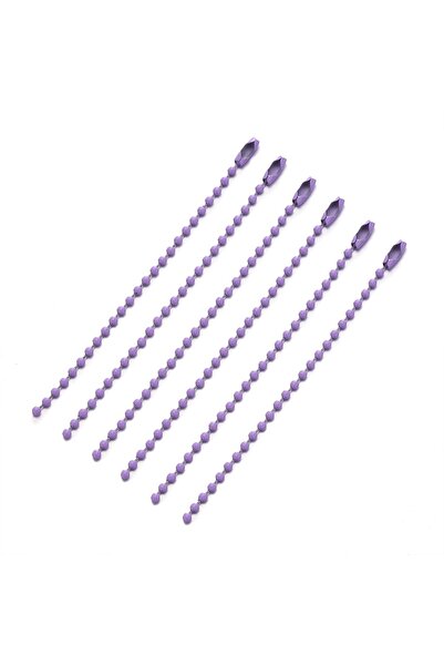Choice15 Length 10cm Purple 20pcs/Lot 10/12cm Iron Colorful Ball Bead Chain F...