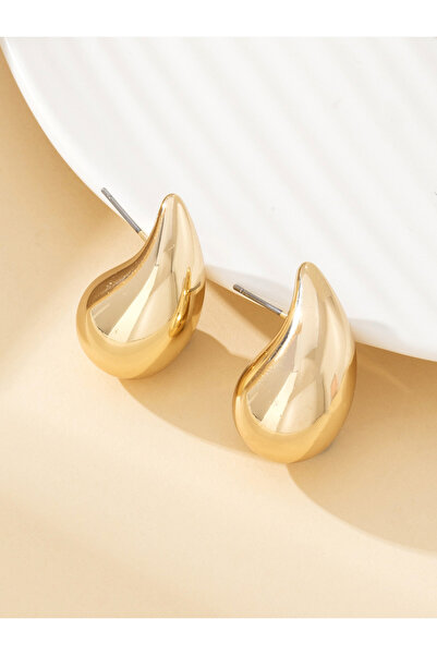 Choice Gold Vintage Chunky Dome Drop Earrings For Women Golden Color Stainles...