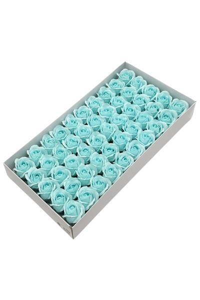 AFO Σετ 50 αρωματικών τριαντάφυλλων σαπουνιού, με αληθινή αίσθηση, ανοιχτό τι...