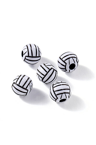 Choice8 30Pcs Volleyball 01 30Pcs/Lot Acrylic Rugby Tennis Basketball Beads S...