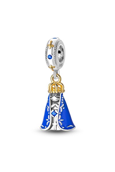 Choice PAC597 Fit Original 925 Sterling Silver Charms Beads Nossa Senhora Apa...
