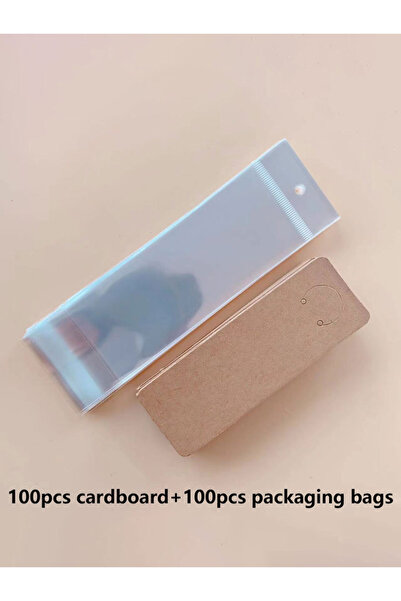 Choice1 A 200pcs set 200pc Keychain Necklace Paper Display Holder Keyring Org...