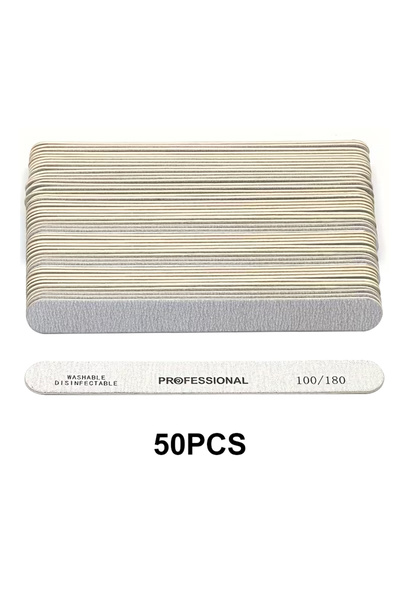 Choice4 50PCs Grit100-180 10-100PCS Wooden Nail File Professional Sanding Buf...