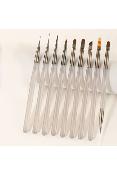 Choice Clear-9PCS 9PCS UV Gel Nail Brush Liner DIY Painting Pen Manicure Acry...