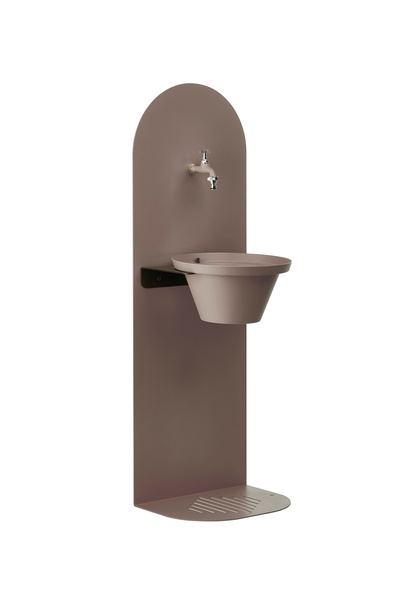 Colortap Ground Duvar Tipi Bahçe Çeşmesi - Açık Gri
