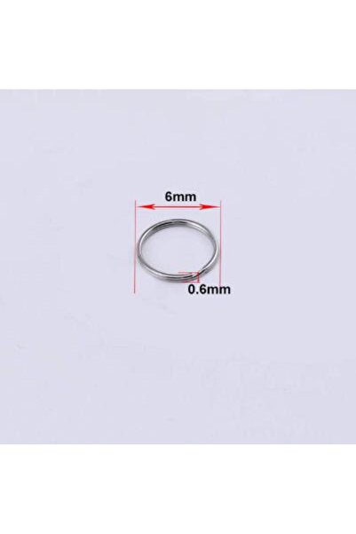 choice2 6mm 50pcs 6/8/10/12/14/16/18/20mm Metal Double-Ring Keychain Connecto...