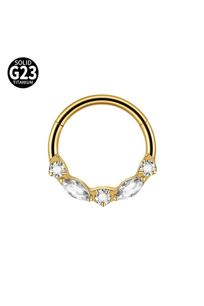Choice5 قطعة واحدة 1.2x10mm من التيتانيوم الذهبي C G23، قطعة واحدة، مجوهرات ث...