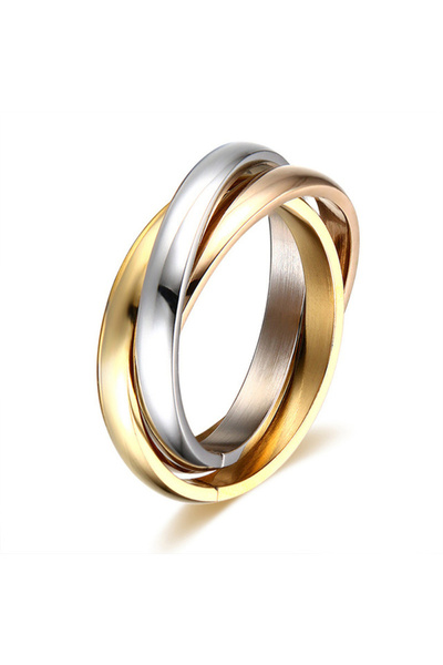 Choice63 8 خواتم متشابكة مخصصة للنساء والرجال، هدية مجوهرات كلاسيكية للحب وال...