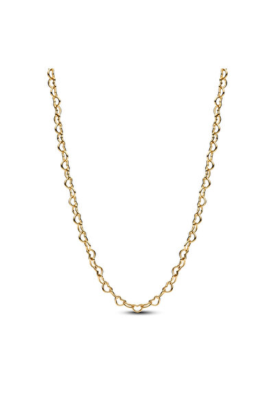 Choice20 AMN038 Luxury Heart Bow Pendent Necklace 925 Silver Golden Diamond G...
