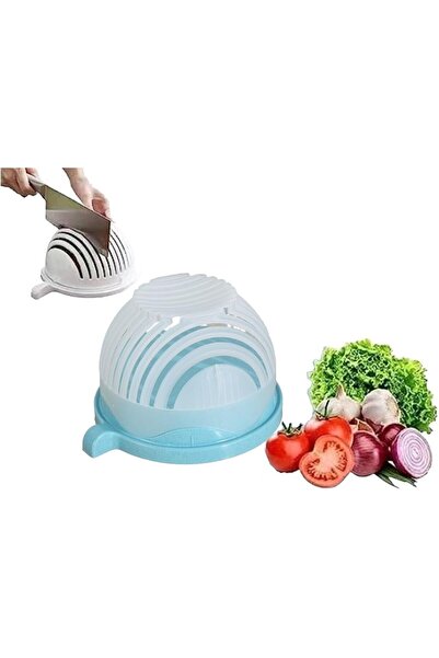 Arabest 5-in-1 Snap Salad Cutter Bowl,Fruit & Vegetable Chopper,Manual Kitche...