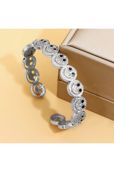 Choice14 TT-00589S-2-02 2025 New Luxury Light Full Diamond Colored Smile Brac...
