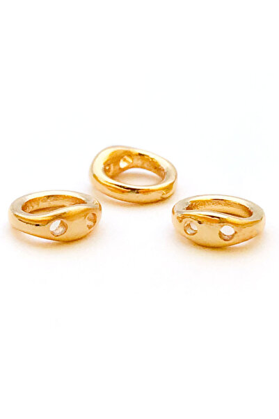 Choice 5mm Color 2 10pcs 18K Real Gold Plated Brass Metal Crimp End Beads, Je...