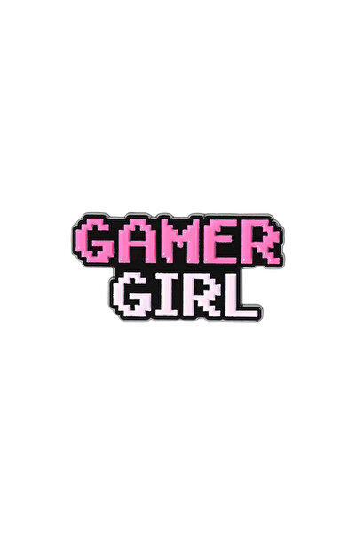 Choice3 Style 2 In My Gamer Era Pixel Enamel Pin Gamer Girl WASD Keyboard Gam...