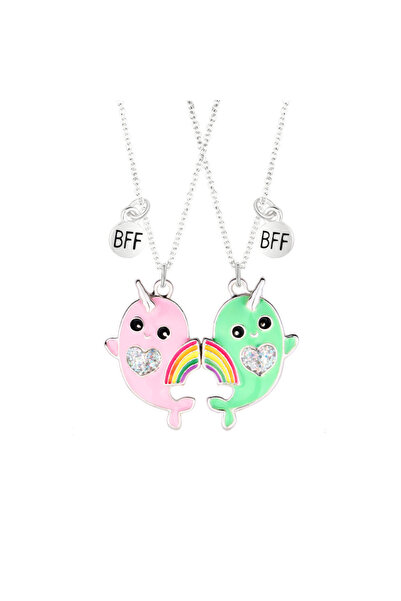 Choice1 whale A Girl 2Pcs/set Cartoon Animal Series Unicorn Mermaid Capybara ...