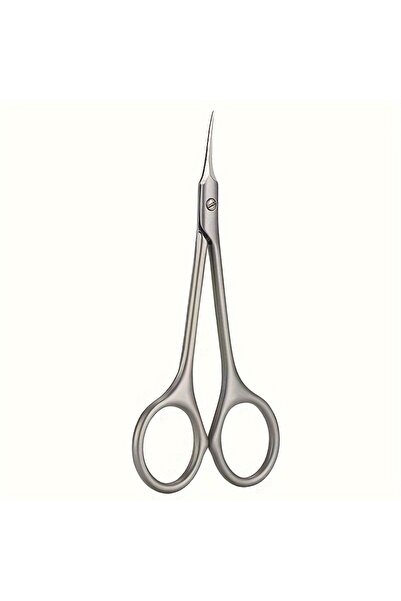 Choice1 Silvery Stainless Steel Curved Tip Thin Blade Cuticle Scissors Nail C...