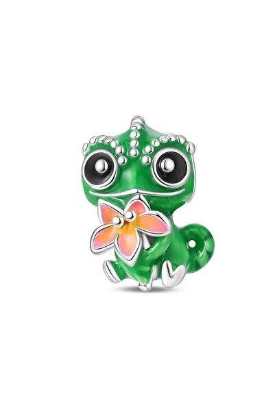 Choice PAC2243 Fit DIY Original 925 Silver Chameleon Flower Charms Beads Spar...