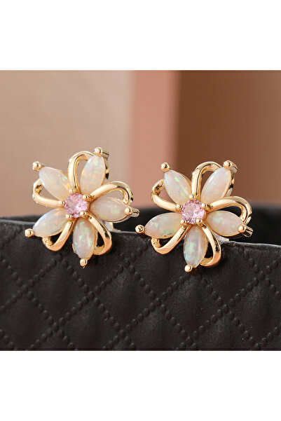 Choice T006-1 Fashion Charm Flower Stud Earrings For Women Piercing Cartilage...