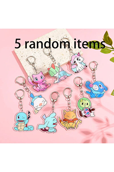 Choice SS0311(SUIJI5GE) A set of acrylic keychains with a Pokémon theme, cont...