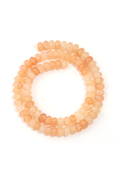 Choice8 5x8mm approx 73pcs Champagne 5x8mm Natural Abacus Rondelle Wheel Bead...