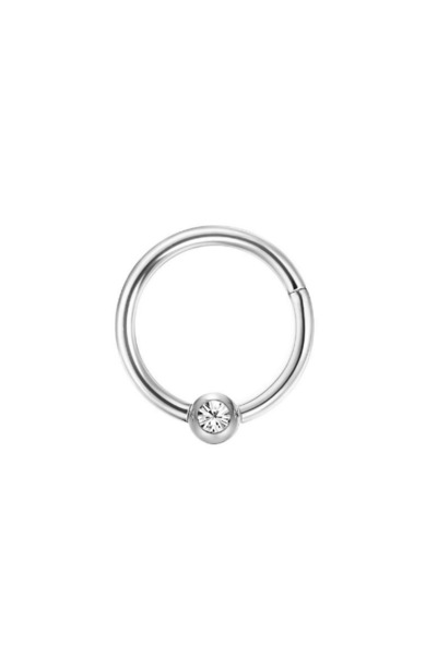 Choice4 حلقات أنف مفصلية من الفولاذ المقاوم للصدأ، 16G-1.2mm-8mm D4-1Pcs-Silv...