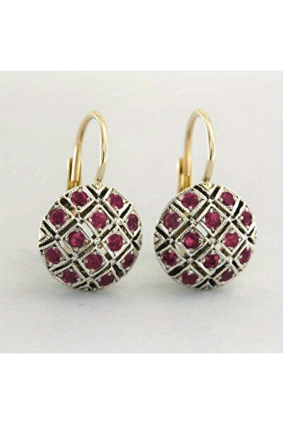 Choice WF5603-1 Vintage Luxury Inlaid Zircon Round Pendant Earrings, Women's ...