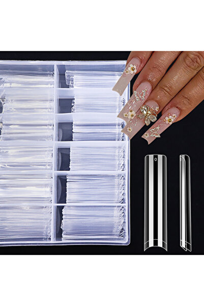 Choice3 Long Square Clear 120PCS Diy Art Of Reusable Acrylic Artificial Nails...