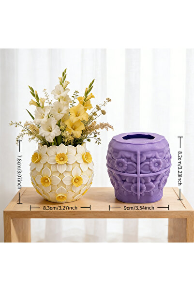 Choice A Daffodil-shaped silicone mold with exquisite texture; perfect for DI...