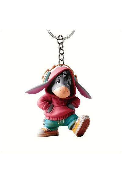 Choice A 1anime cartoon style acrylic keychain inspired by Yiya's donkey pend...