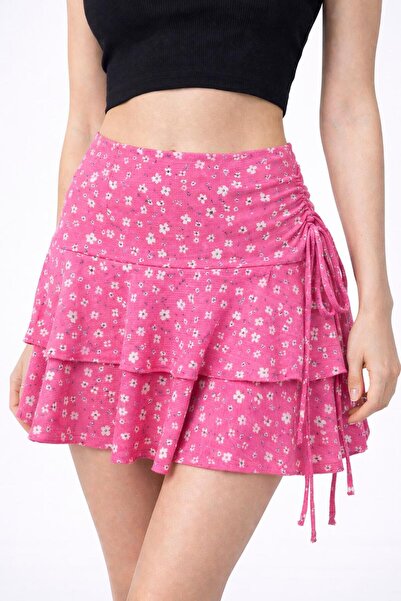 ESPOİRPLUS Μίνι σορτς φούστα με κορδόνια ESPP-78