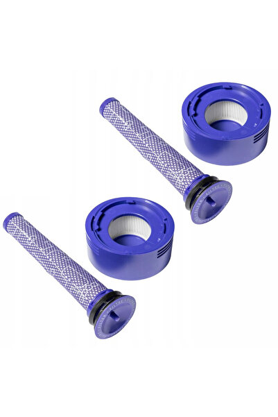 AreoSe Set 2 filtre, AreoSe, Dyson seria V7, V8, HEPA inalta eficienta, perie...