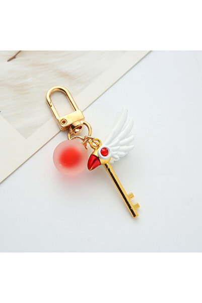 Choice 01 Anime Card Captor Sakura Wand Keychain Cute Creativity Car Keychain...