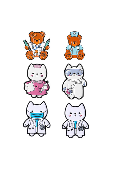Choice5 AN142-6 2-9PCS/Set Adventure Anime Game Hedgehog Enamel Pins Anime TC...