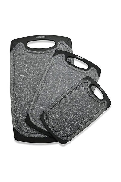 TEGRILO 3 PCS Chopping Board Set, BPA-Free Multi-Colored with Non-Slip Handles