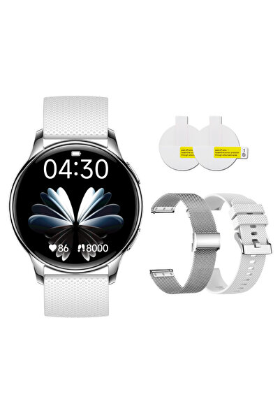 Lumaudio Callix Έξυπνο ρολόι, διάρκεια μπαταρίας 10 ημερών, Αδιάβροχο, 2 λουρ...