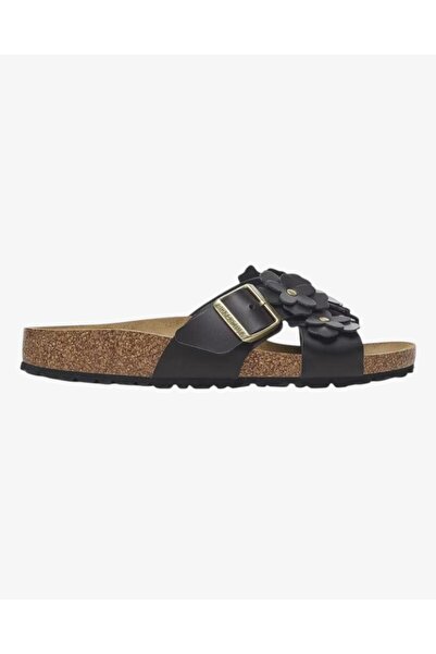 Birkenstock SIENA FLOWERS Kadın Siyah Terlik 1026734