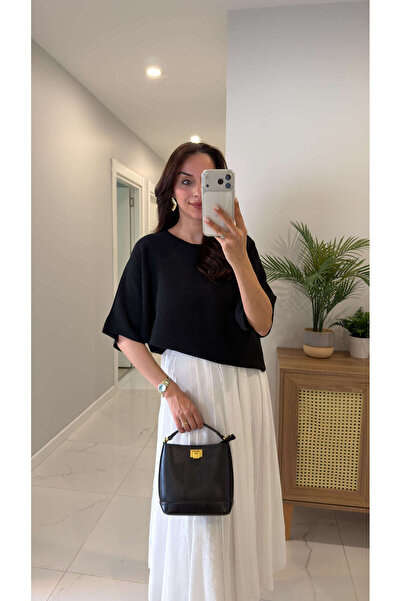 BİRCANÇİL Kontre Black Lace Detailed Knitwear